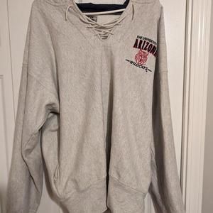 Arizona Wildcats Vintage 80s Lace Up Sweatshirt XL MAKE OFFER